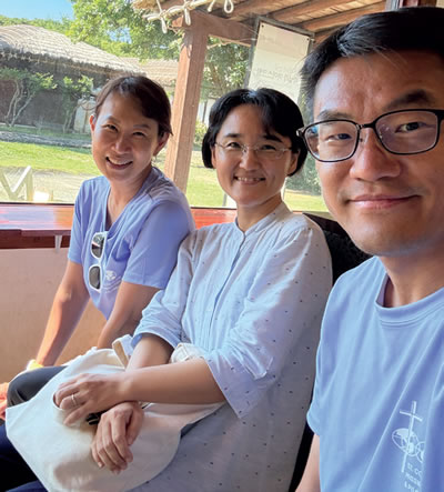 SIM participants at the memorial of Blessed Felix Kim Gi-ry