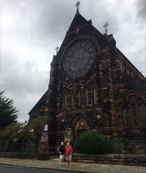 Our Lady of the Immaculate Conception  church in Birkenhead was bombed during World War II