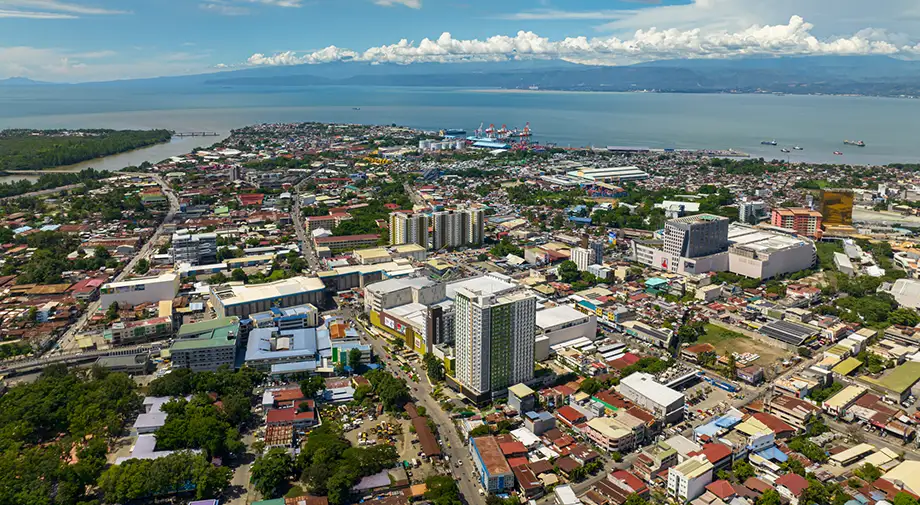 The city of Cagayan De Oro, Mindanao, Philippines