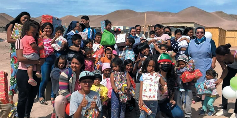 Helping the Migrants celebrate Christmas