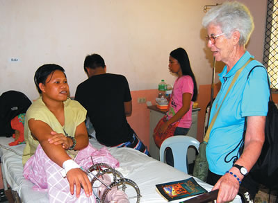 Jemuel with Columban Sr. Kathleen