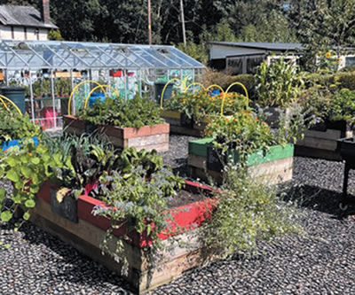 Gardens and greenhouses