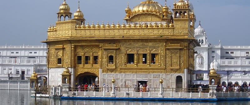The Golden Temple in Amristar