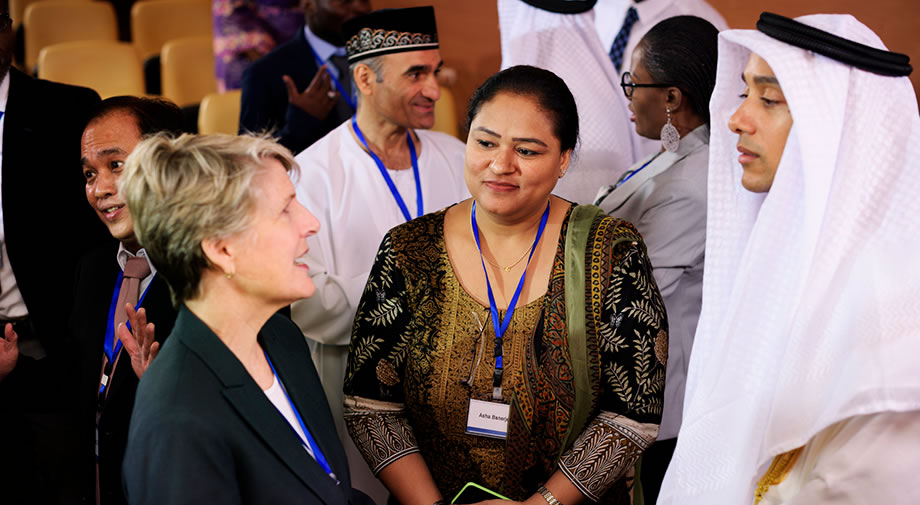 Interfaith dialogue between people