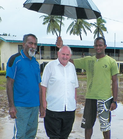 Columban Fr. Donal with Fr. Vincent and his dad Labert