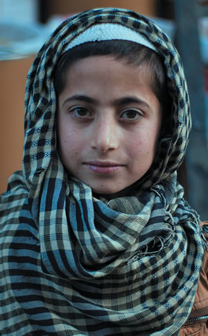 Young girl student