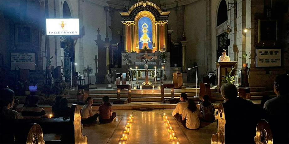 Taize Prayer with the Malate Parish volunteers