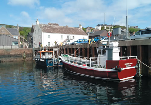 Boats in Stromness Harbour