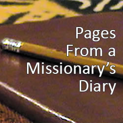 Pages from a missionary's dairy