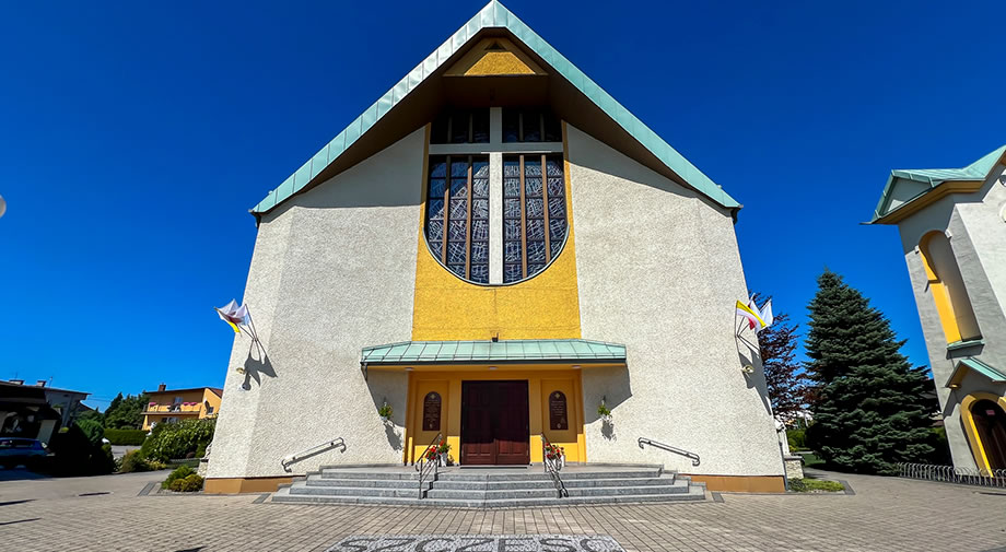 Church and sanctuary of St. Teresa Benedicta of the Cross (Edith Stein) in Lubliniec, Poland.