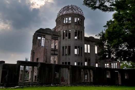 The Atomic Bomb Dome at Hiroshima Peace Memorial Park, Japan