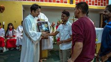 Inauguration and blessing of the San Columbano Shelter House and the Migrant Hall