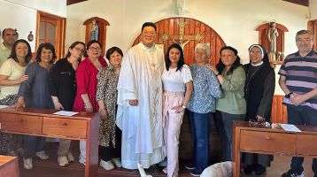 Columban Fr. Seong Yoseob Joseph at his parish in Chile