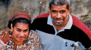 Lay Missionary Maopa Dulunaqio with Fr. loane Gukibau