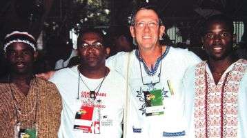 Fr. Colin (third from left) with conference participants