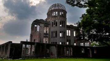 The Atomic Bomb Dome at Hiroshima Peace Memorial Park, Japan