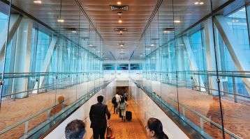 Airport walkway