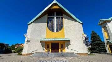 Church and sanctuary of St. Teresa Benedicta of the Cross (Edith Stein) in Lubliniec, Poland.