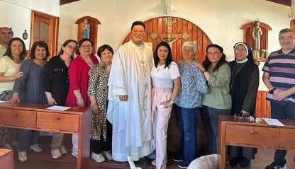 Columban Fr. Seong Yoseob Joseph at his parish in Chile