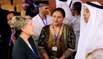 Interfaith dialogue between people