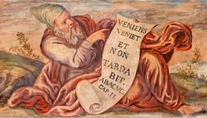 Fresco of the prophet Habakkuk