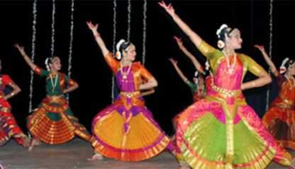 Dancers perform tirikutu dance