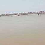Kotri bridge – River Indus in full flood