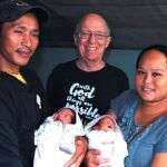 Juvelyn with Rhea Hope and Rhea Faith.