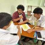 Students at the Learning Resource Center