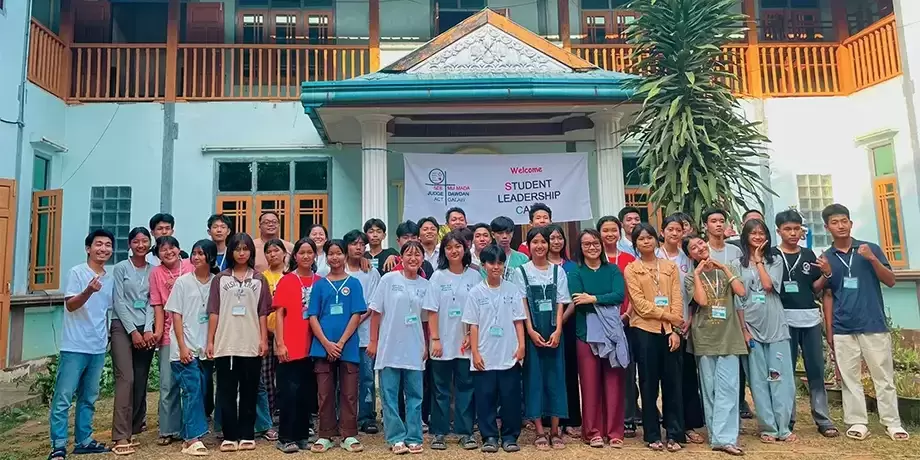 Student Leadership Camp participants