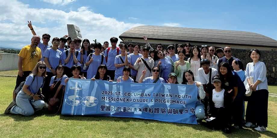 Fr. Jinwook with Columban lay missionaries Bae Sihyeon and Kim Sunhee
