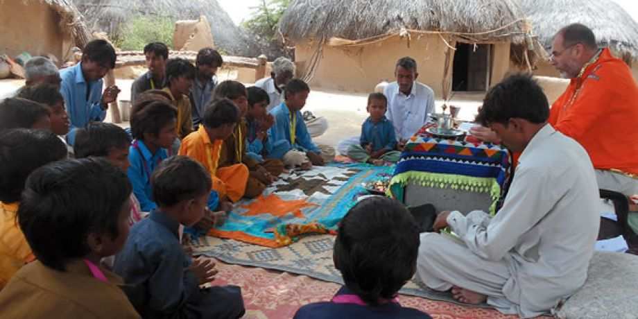 Fr. Tomas King offering mass