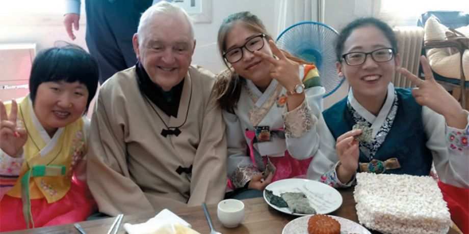 Fr. Noel, Youn and friends