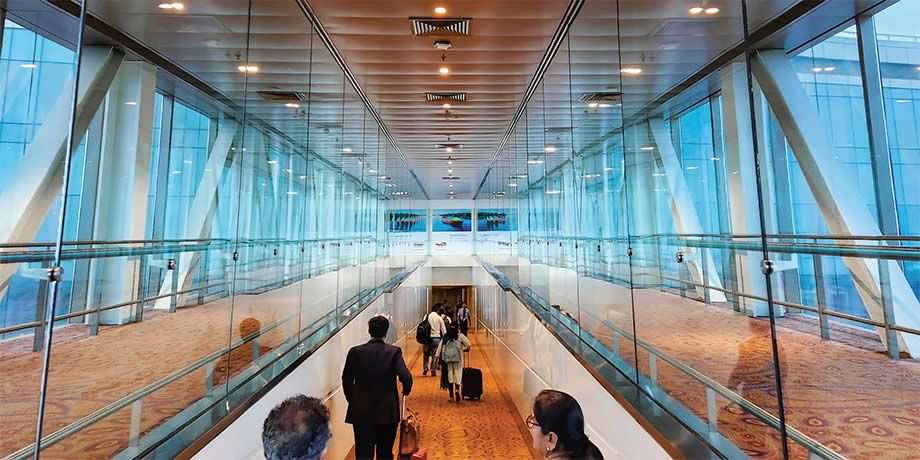 Airport walkway
