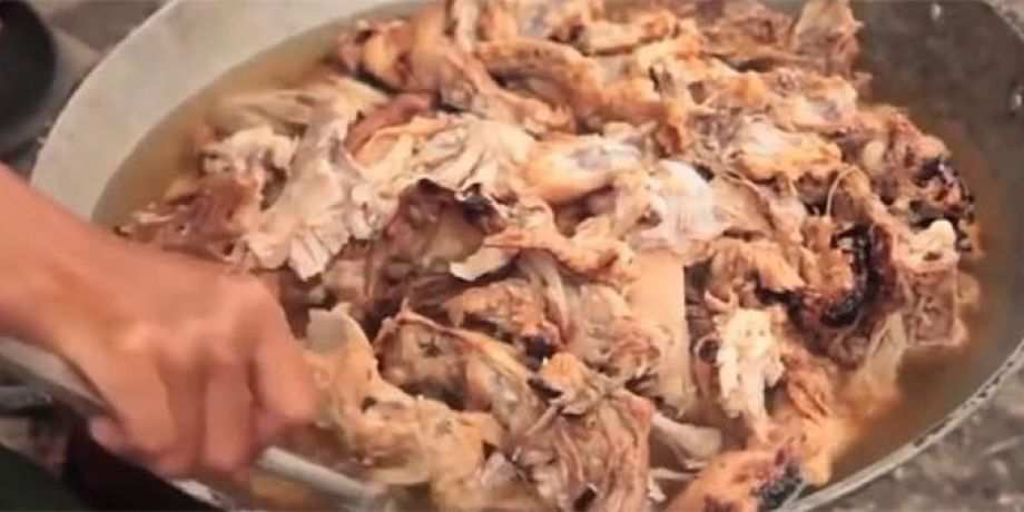 Pagpag is made from leftover food picked from garbage