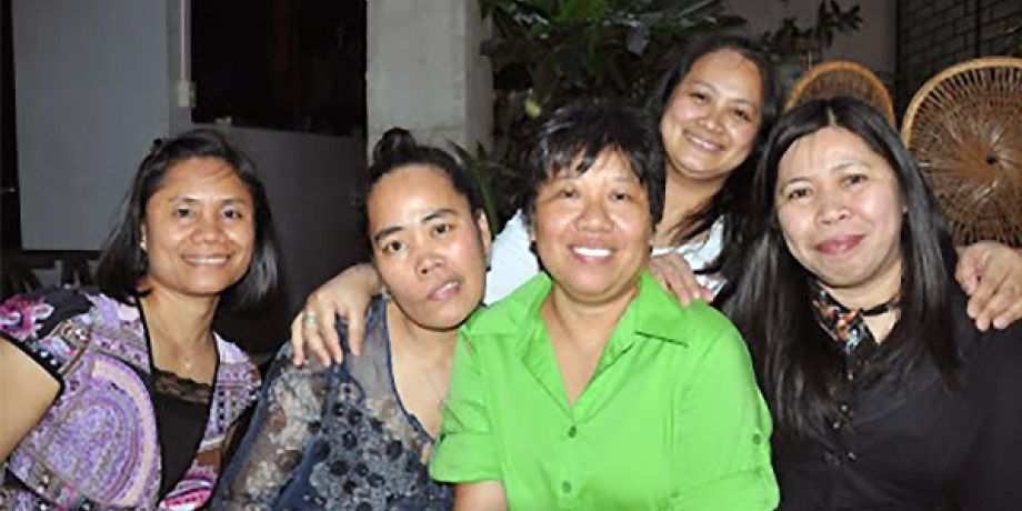 Rowena with other Columban Lay Missionaries