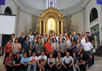 Taiwan parishioners on pilgrimmage