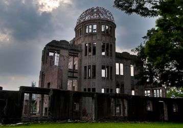 The Atomic Bomb Dome at Hiroshima Peace Memorial Park, Japan