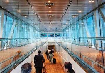 Airport walkway